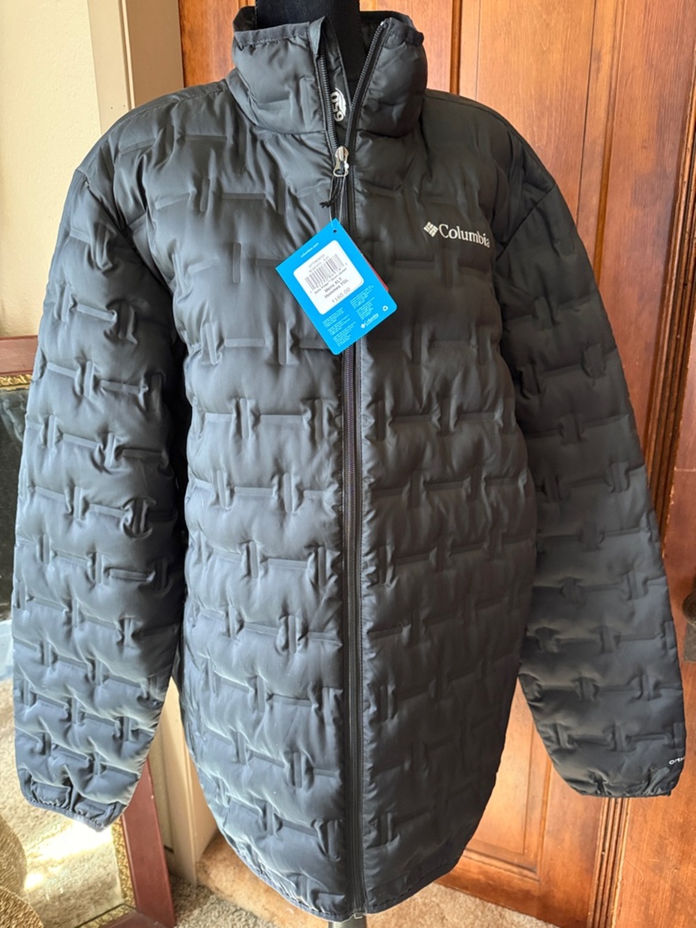Columbia Black Mens XLTALL Quilted Jacket